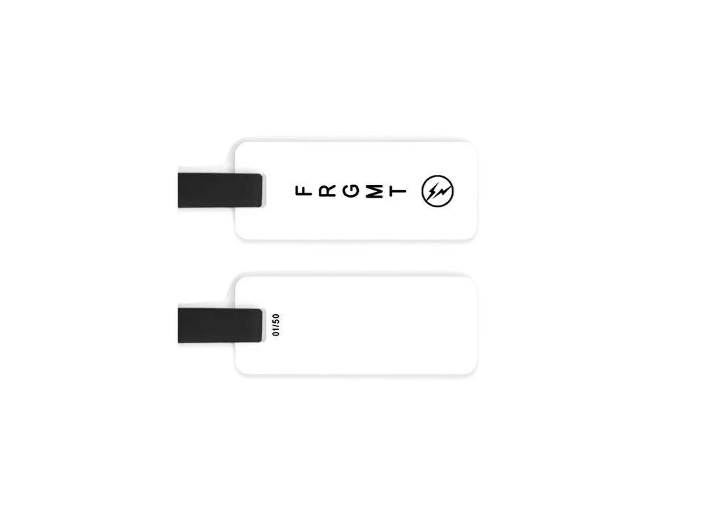 FRAGMENT CUSTOM BACK FRGMT Luggage Tag "White"