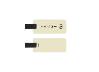 FRAGMENT CUSTOM BACK FRGMT Luggage Tag "Almond"