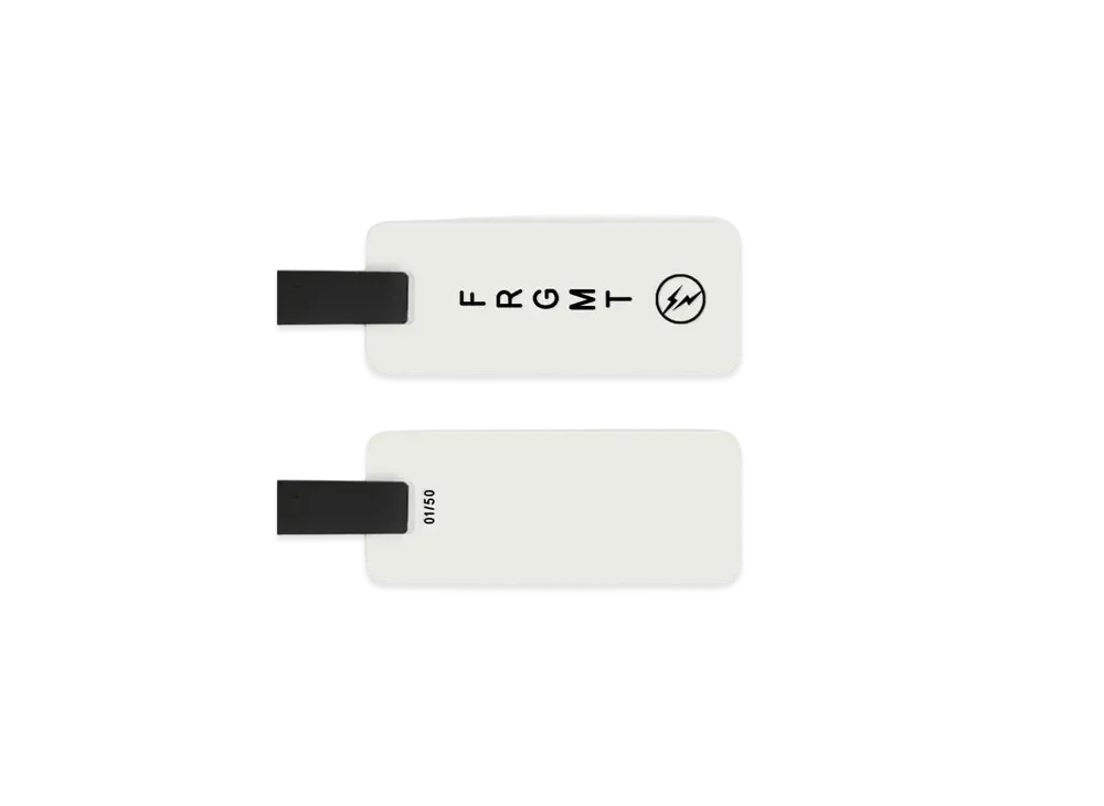 FRAGMENT CUSTOM BACK FRGMT Luggage Tag "Light Grey"