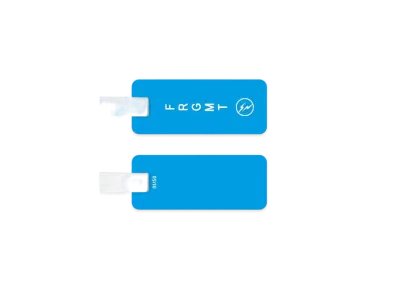 FRAGMENT CUSTOM BACK FRGMT Luggage Tag "Light Blue"