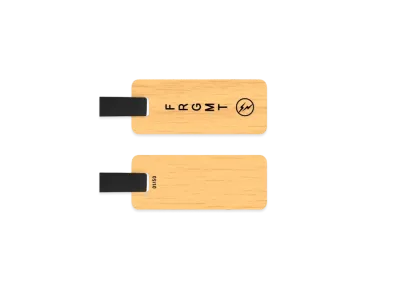 FRAGMENT CUSTOM BACK FRGMT Luggage Tag "Cashew"