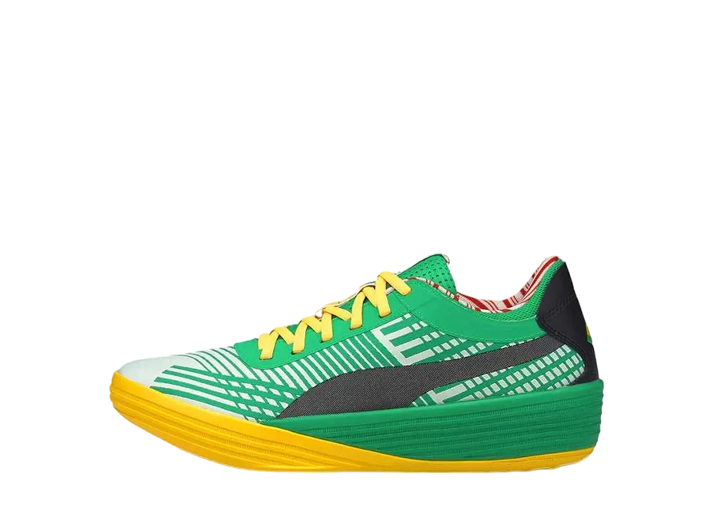 プーマ GS クライド オールプロ Elf "ブライト グリーン/ウルトラ イエロー"