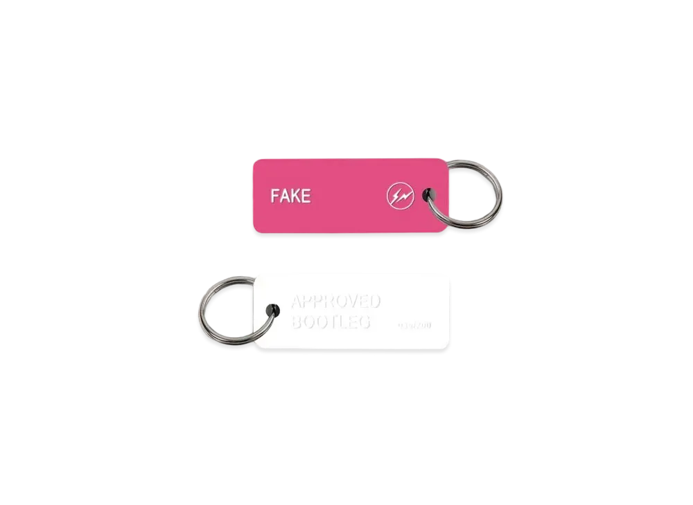 FRAGMENT FAKE Keytag "Ribbon Pink"