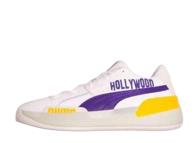 Puma Clyde Hardwood Alexander John Los Angeles "Puma White/Lakers Purple-Lakers Yellow"