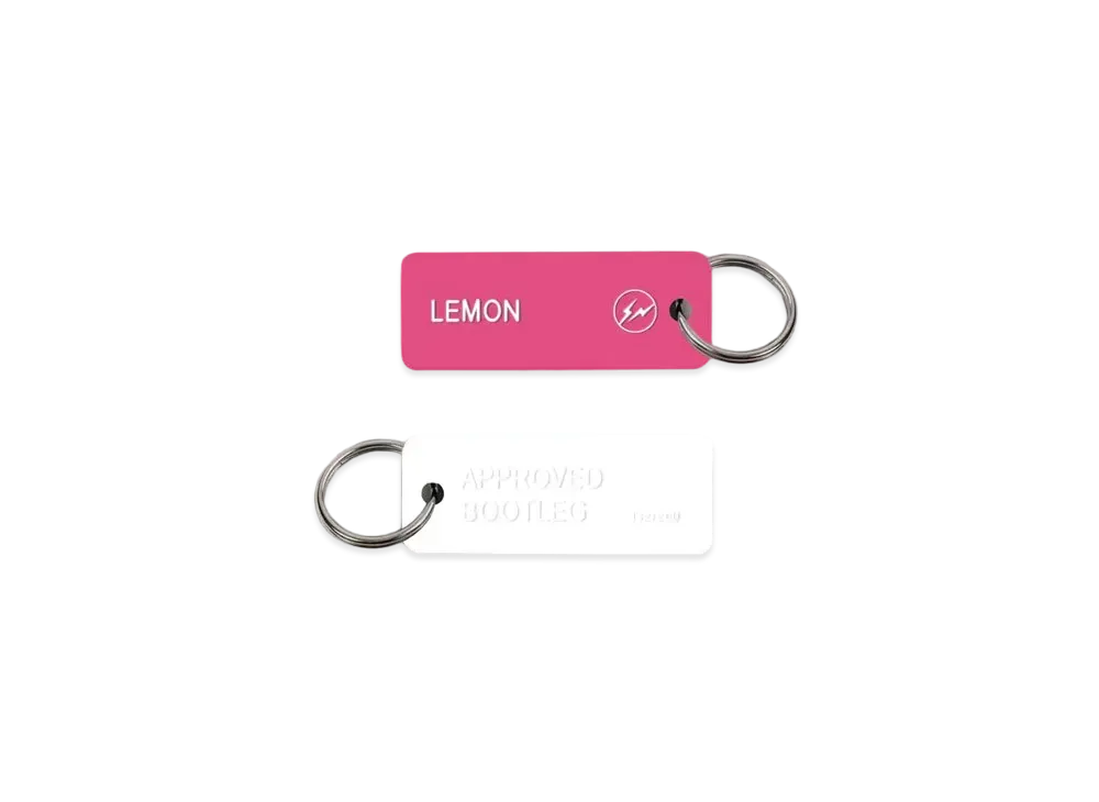 FRAGMENT LEMON Keytag "Ribbon Pink"