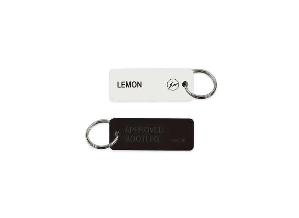 FRAGMENT LEMON Keytag "Light Grey"