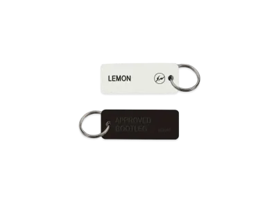 FRAGMENT LEMON Keytag "Light Grey"