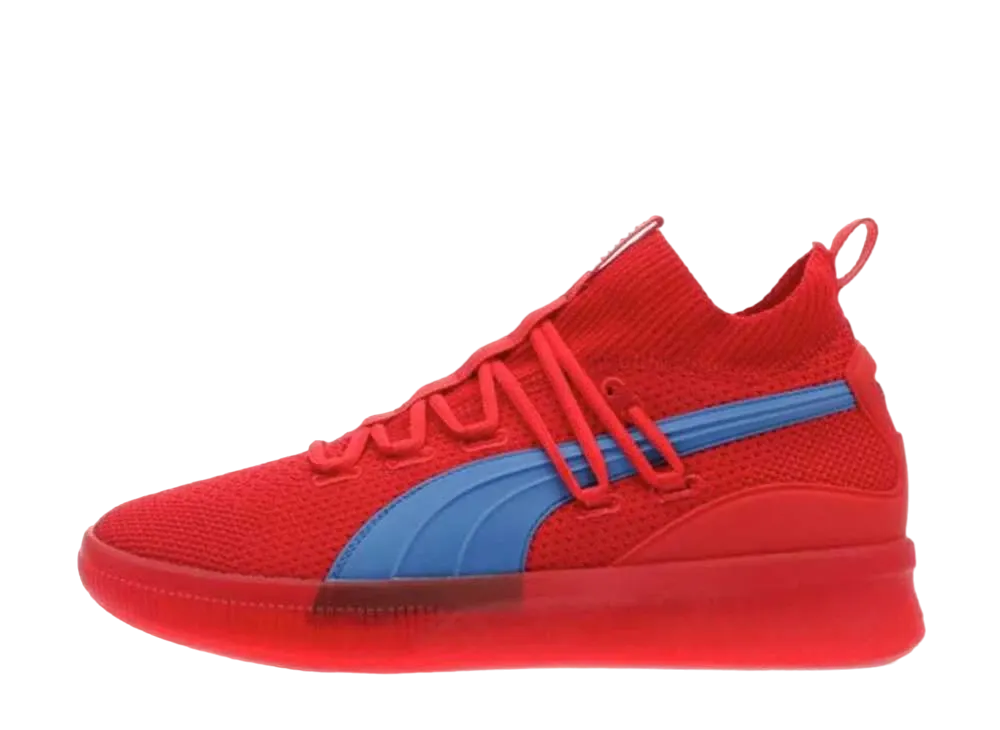 プーマ クライド コート シティ パック ロス エンジェルス クリッパー "ハイ リスク レッド/ストロング ブルー"