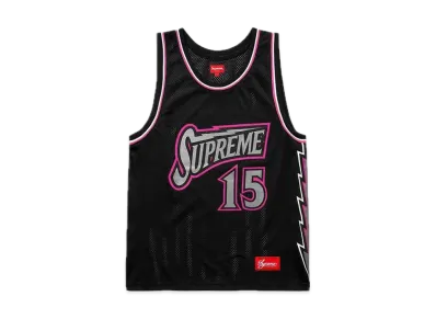 Supreme Bolt Basketball Jersey "Black"