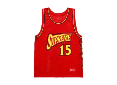 Supreme Bolt Basketball Jersey "Red"