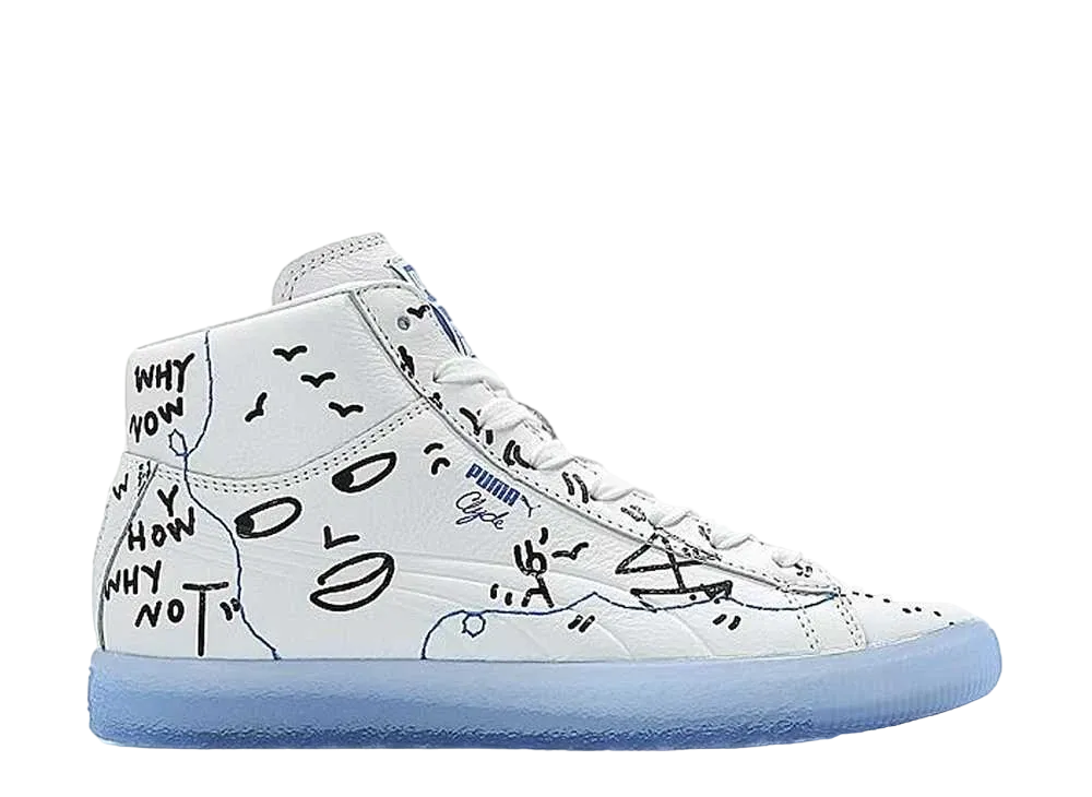 シャンテル・マーティン × プーマ ウィメンズ クライド ミッド "プーマ ホワイト/プーマ ホワイト"