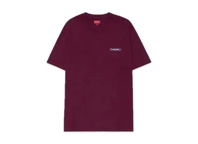 Supreme Washed Handstyle S/S Top "Plum"