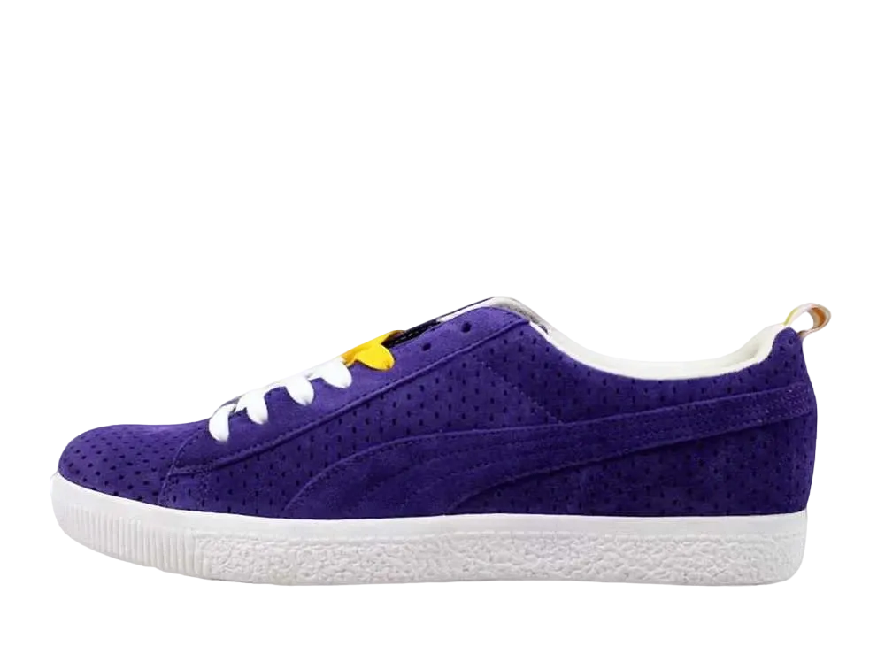 アンディフィーテッド × プーマ クライド ゲームタイム "バイオレット/ホワイトチーム イエロー"