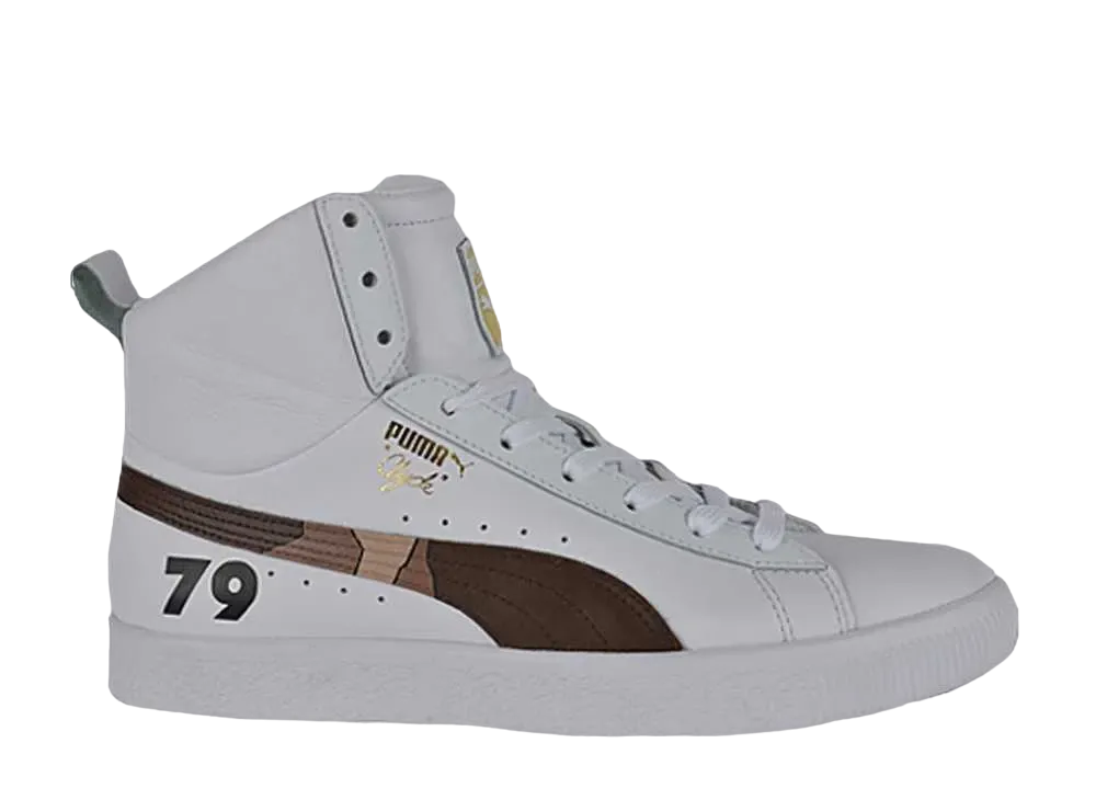 ネットフルックス × ブライト Orc プーマ クライド ミッド "プーマ ホワイト/ブラウン"