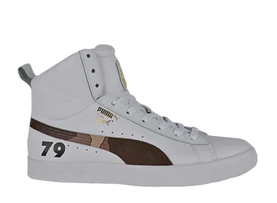 Netflix × Bright Orc × Puma Clyde Mid "Puma White/Brown"