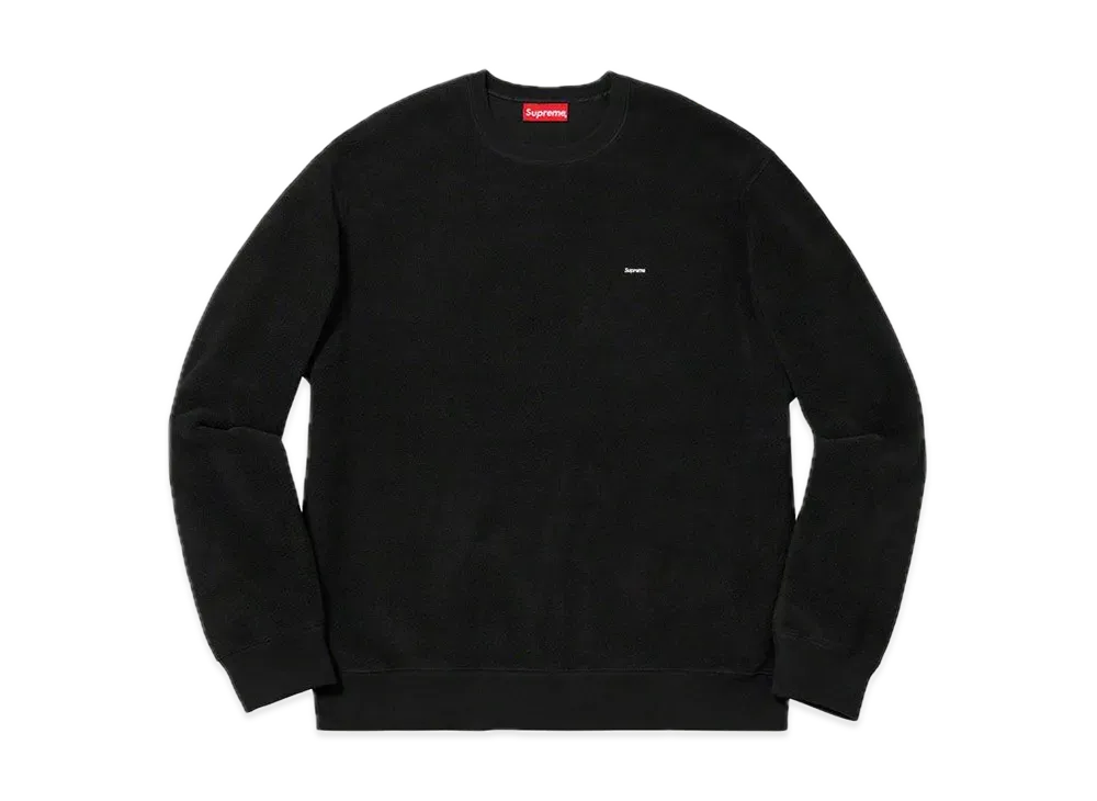 Supreme Polartec Small Box Crewneck "Black"