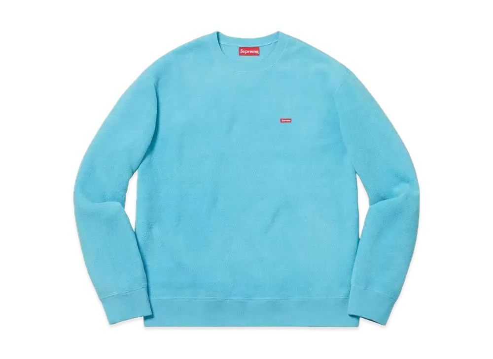 Supreme Polartec Small Box Crewneck "Light Blue"