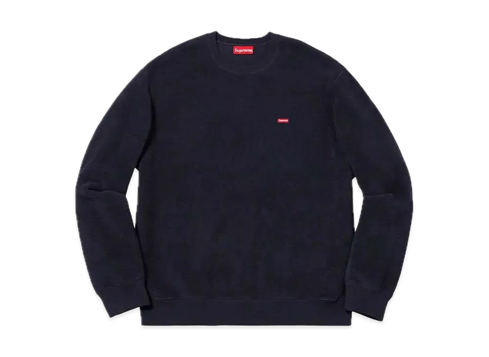 Supreme Polartec Small Box Crewneck "Navy"