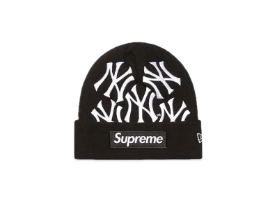 Supreme / New York Yankees / New Era Box Logo Beanie "Black"
