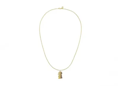 Black Eye Patch x Careering Bep001 "Double OG Label Pendant" "Gold"