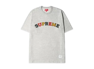 Supreme Plaid Appliqué S/S Top "Grey"
