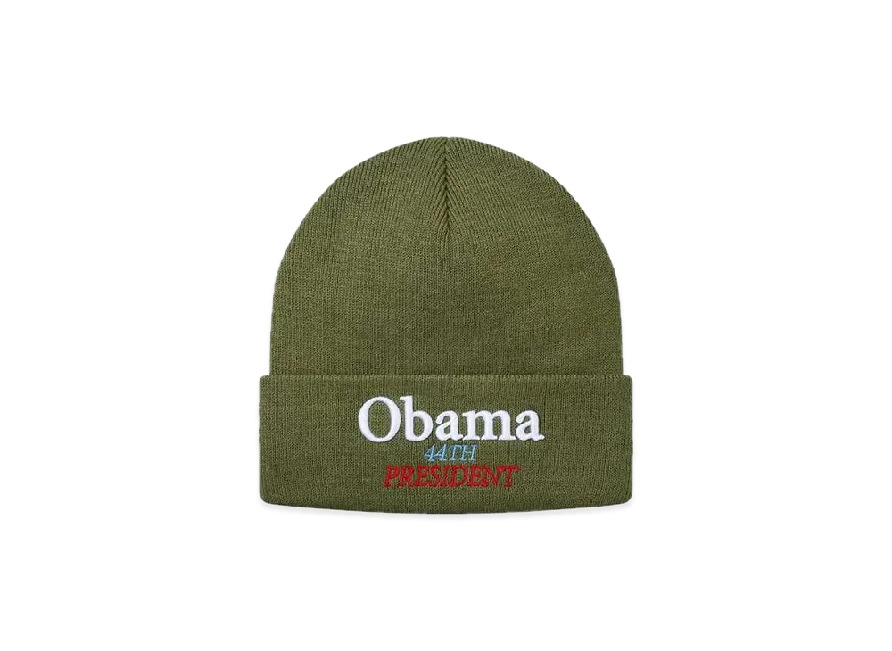 Supreme Obama Beanie "Olive"