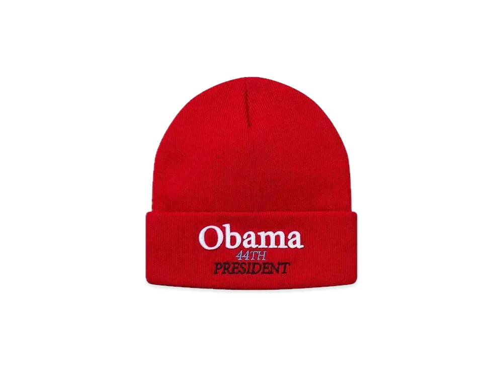 Supreme Obama Beanie "Red"