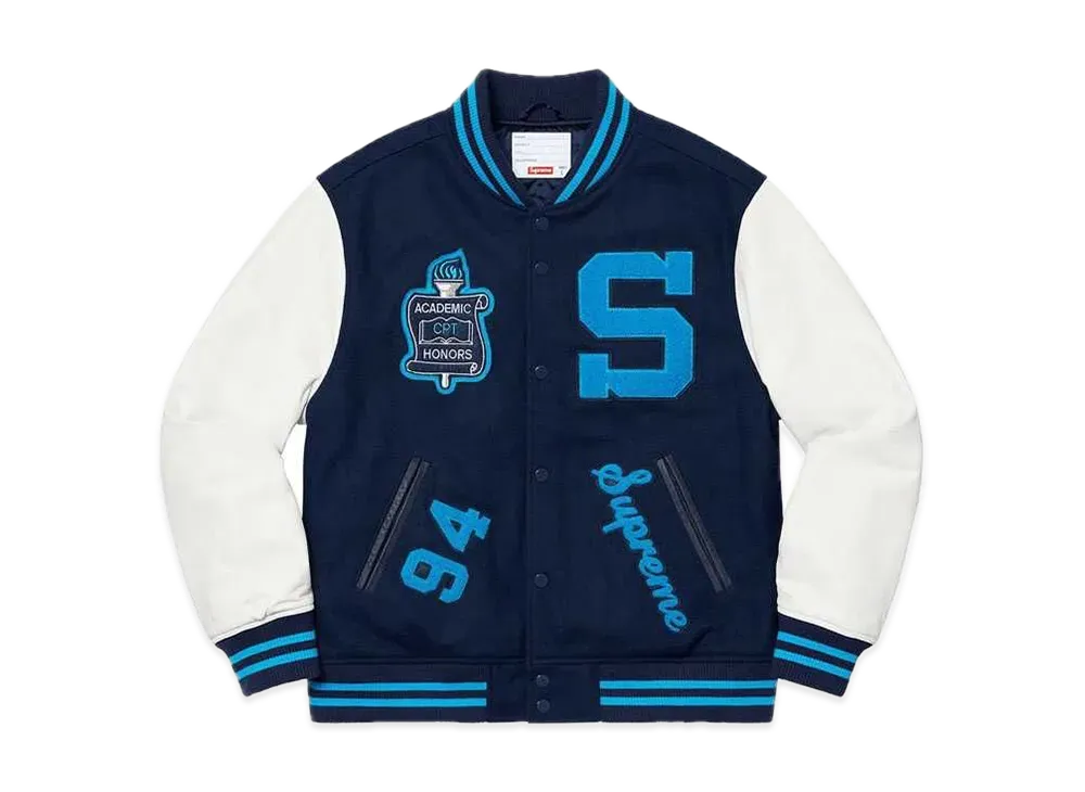 Supreme Team Varsity Jacket "Navy"