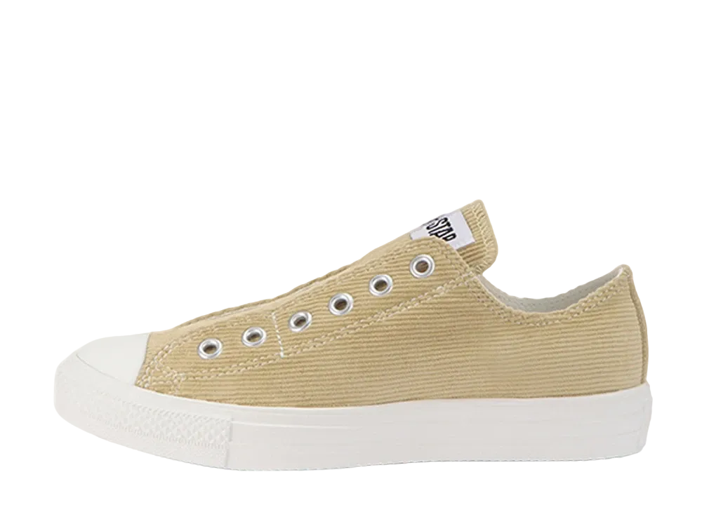 コンバース オールスター ライト コーデュロイ スリップ OX "ベージュ"