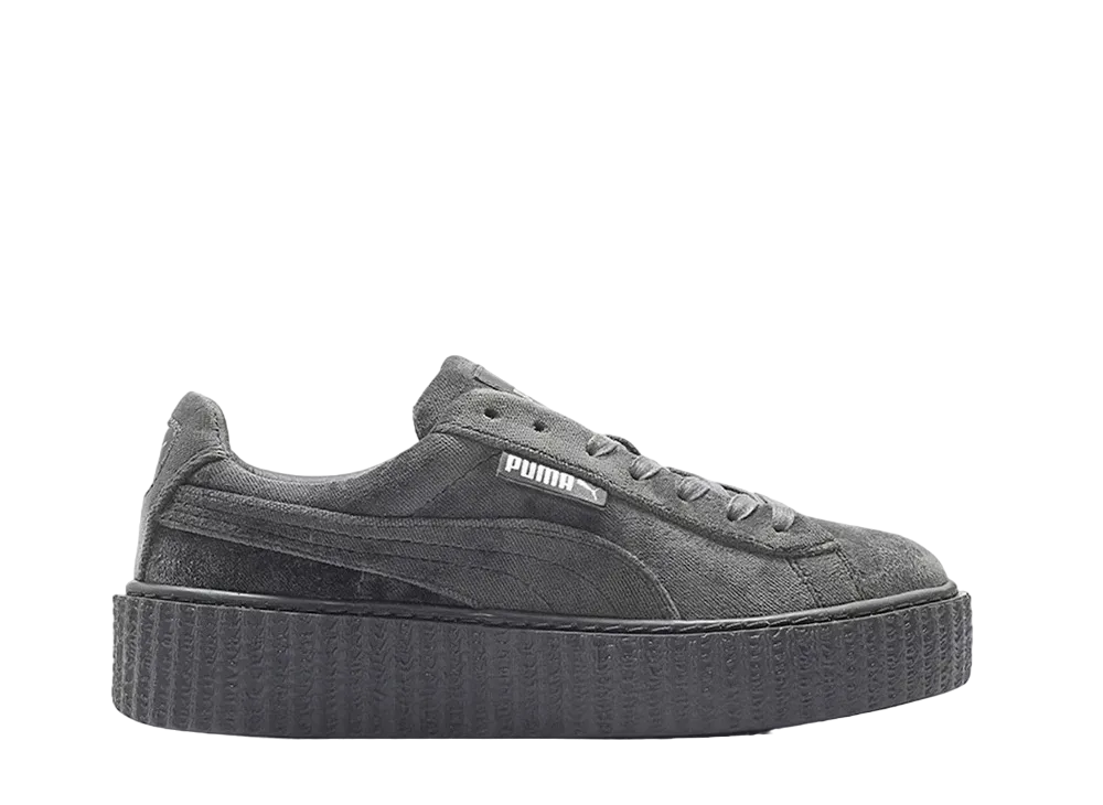 リアーナ × プーマ ウィメンズ クリーパー ベルベット フェンティ "グレイシャー グレイ"