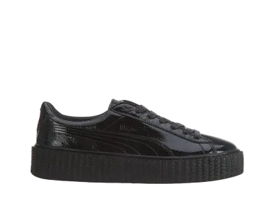 Puma Women's Creeper Wrinkled Patent "Black"