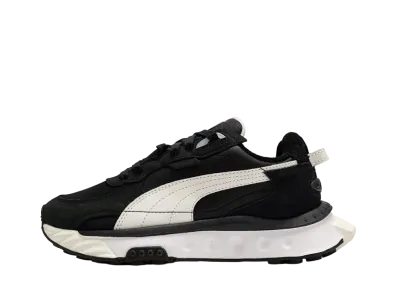 Puma Women's Wild Rider Premium "Black White"