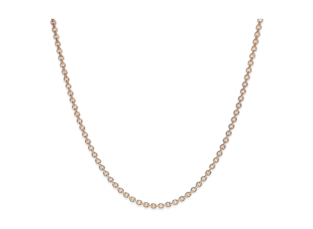 Tiffany & Co. 18k Rose Gold Chain About 61cm