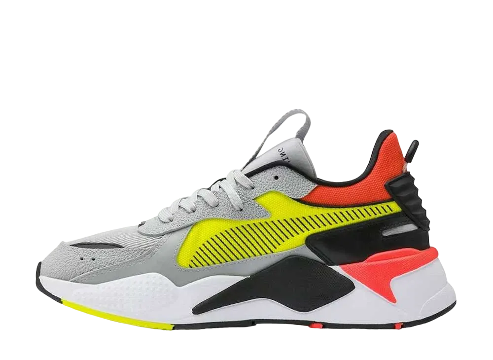 プーマ RS-X ハードドライブ "グレイ イエロー レッド"
