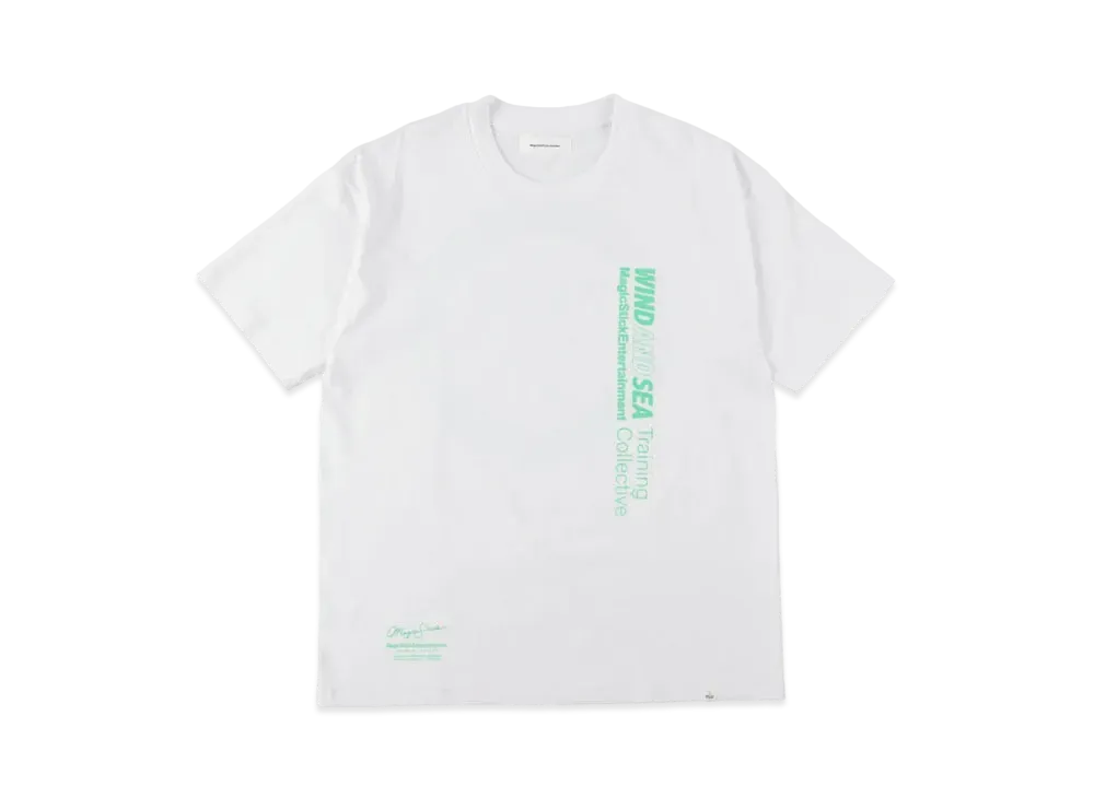 WIND AND SEA x MAGIC STICK WAMTC MERCH LOGO TEE "White"