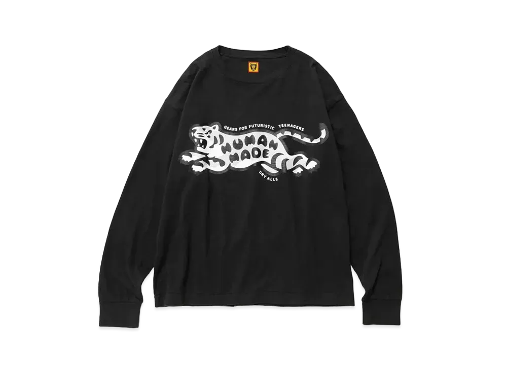HUMAN MADE TIGER L/S T-SHIRT "Black"