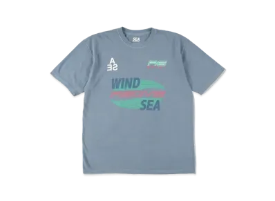 WIND AND SEA x A6OVE A6SPORT TEE "Slate Blue"