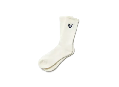 HUMAN MADE PILE SOCKS "White"