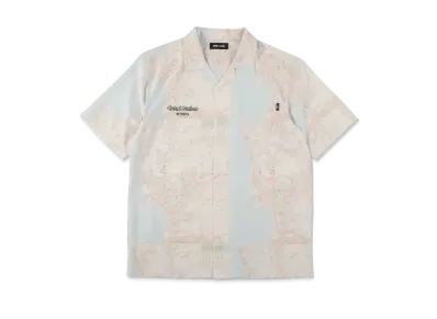WIND AND SEA WDS (BYT-SD) MAP OPEN COLLAR SHIRT "Summer Duck"