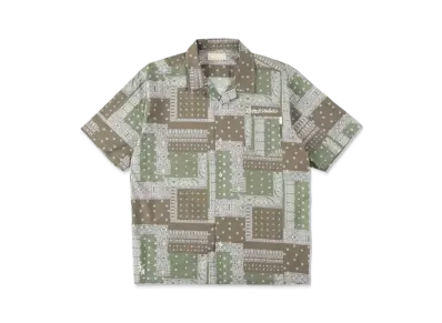 WIND AND SEA WDS_(PAISLEY-PATTERN) S/S SHIRT "Olive"