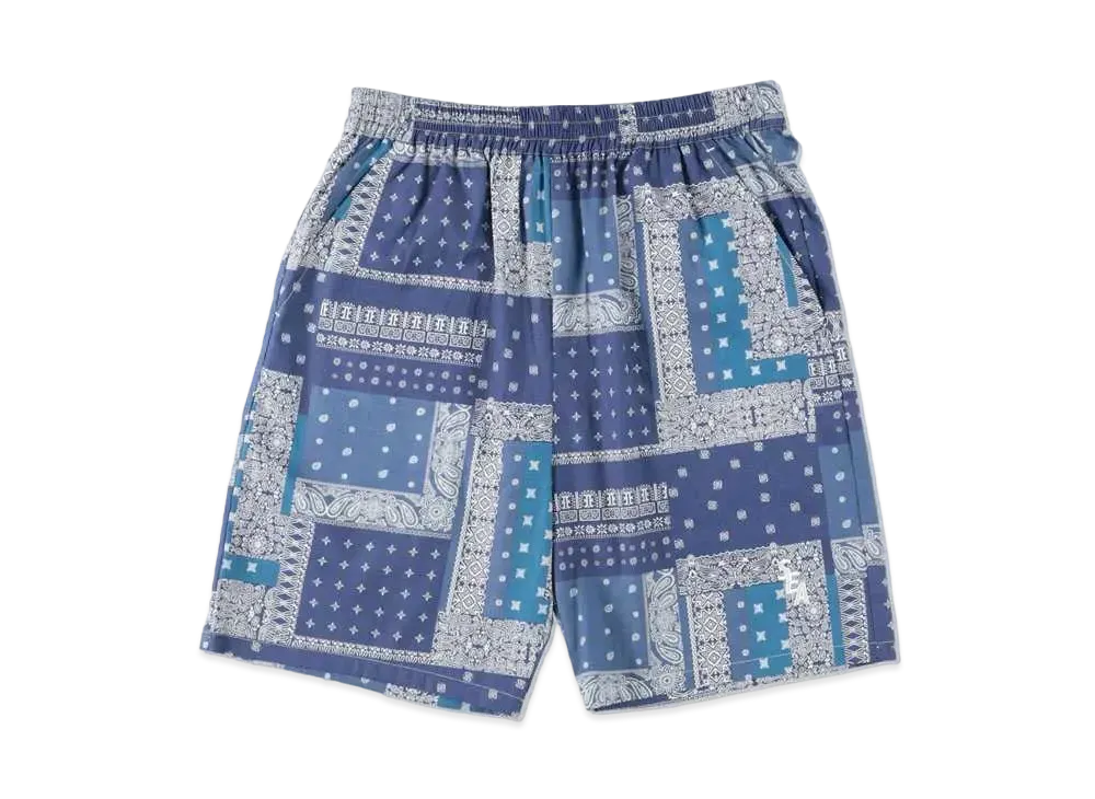 WIND AND SEA WDS_(PAISLEY-PATTERN) SHORTS "Navy"