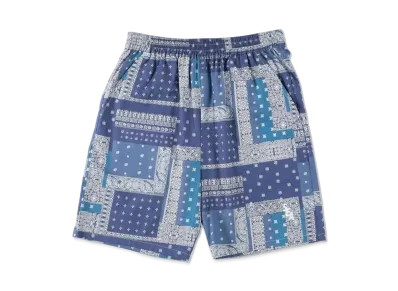 WIND AND SEA WDS_(PAISLEY-PATTERN) SHORTS "Navy"
