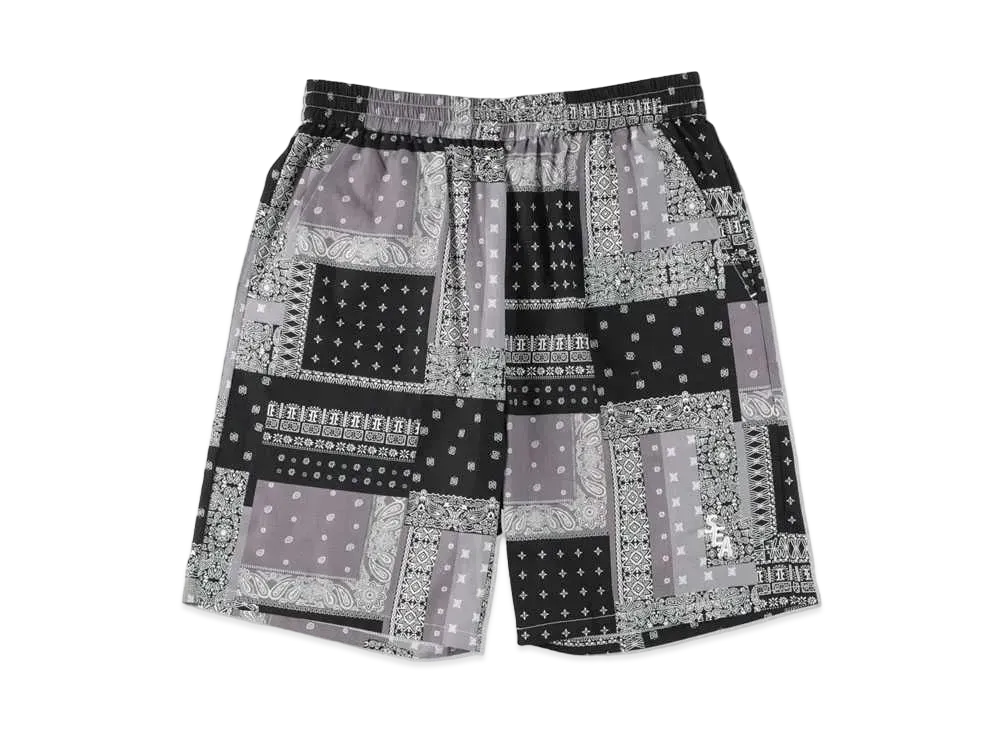 WIND AND SEA WDS_(PAISLEY-PATTERN) SHORTS "Black"