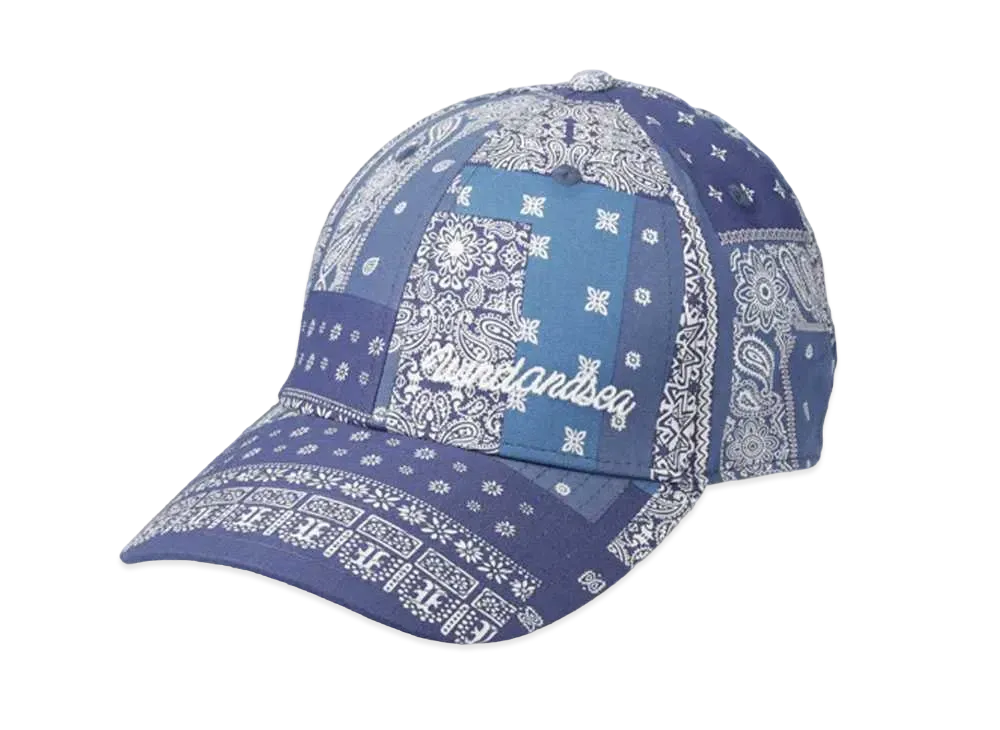 WIND AND SEA WDS_(PAISLEY-PATTERN) 6PANEL CAP "Navy"