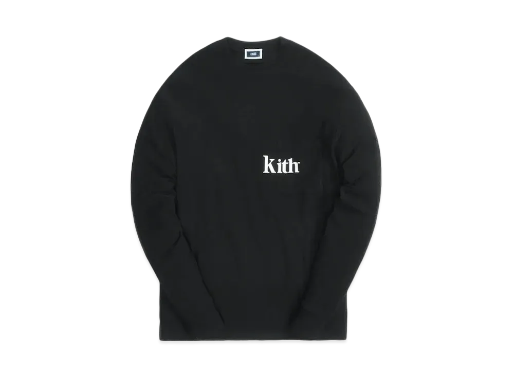 Kith Quinn L/S Tee "Black"