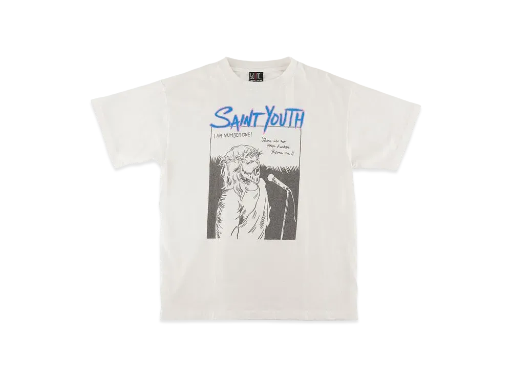 セントマイケル 22AW セイント ユース SS Tシャツ "ホワイト"