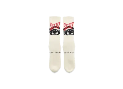 SAINT Mxxxxxx 22AW SOCKS EYES "Ecru"