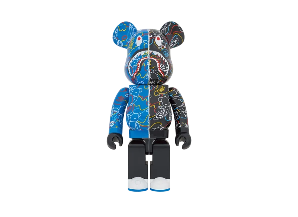 Bearbrick BAPE®︎ LINE CAMO SHARK 1000%