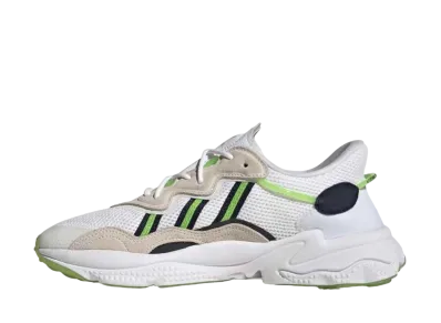 Manchester United × adidas Ozweego "Footwear White/Legend Ink/Team Semisolar Green"