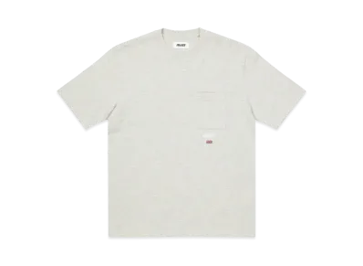 PALACE SLAB SQUARE POCKET T-SHIRT "Grey Marl"